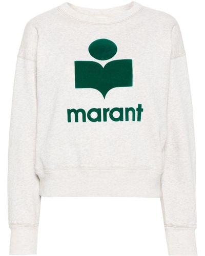 Isabel Marant Moby Sweatshirt mit Logo - Mehrfarbig