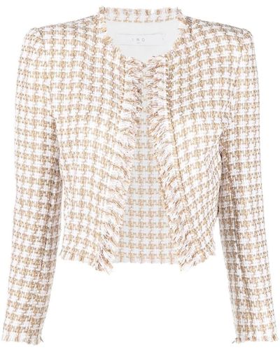 IRO Chaqueta corta de tweed - Neutro