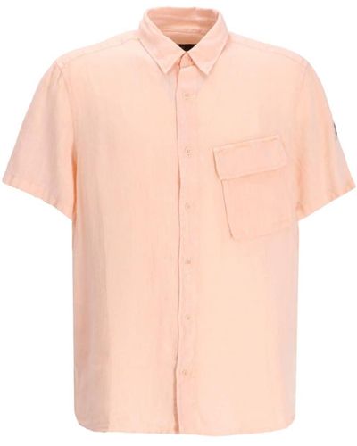 Belstaff Scale Linen Shirt - Pink