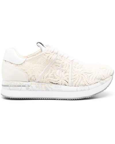 Premiata Conny lace sneakers - Weiß