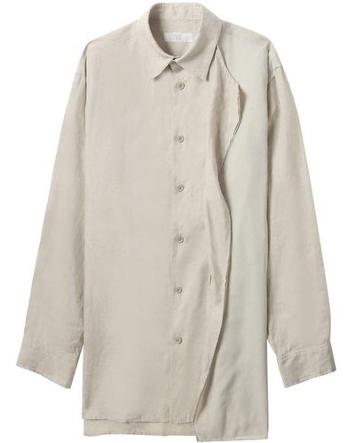 Y's Yohji Yamamoto Linen Buttoned Shirt - White
