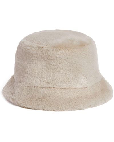 Apparis Amara Faux-fur Bucket Hat - Natural