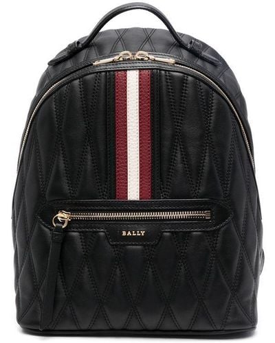 Bally Daffi Quilted Backpack - Black