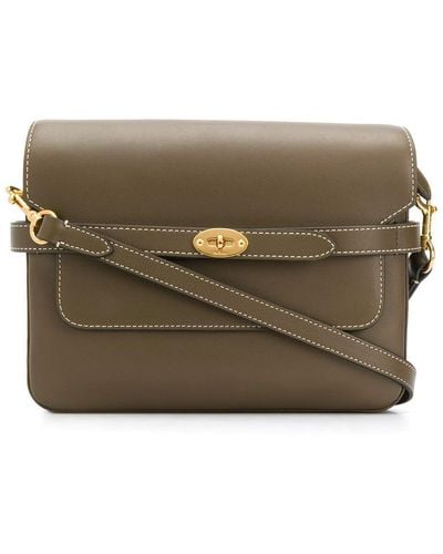 Mulberry Belted Bayswater Satchel - Green