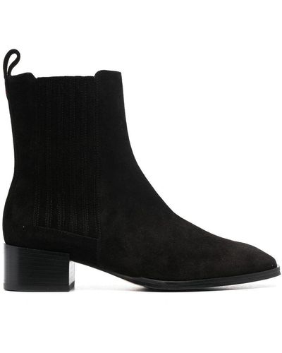 Aeyde Neil Suede Ankle Boots - Black
