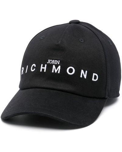 John Richmond Cappello da baseball con ricamo - Nero