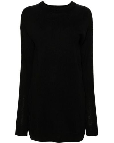 Zadig & Voltaire Open-back Knitted Mini Dress - Black
