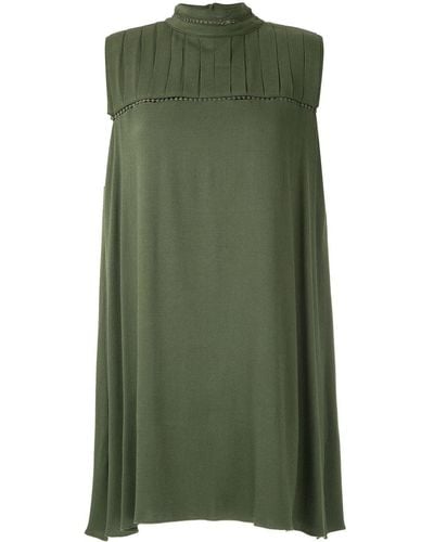 Olympiah Hagia Pleat-detail Dress - Green