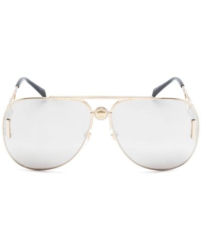 Versace Eyewear Gafas de sol estilo aviador con puente Medusa - Neutro