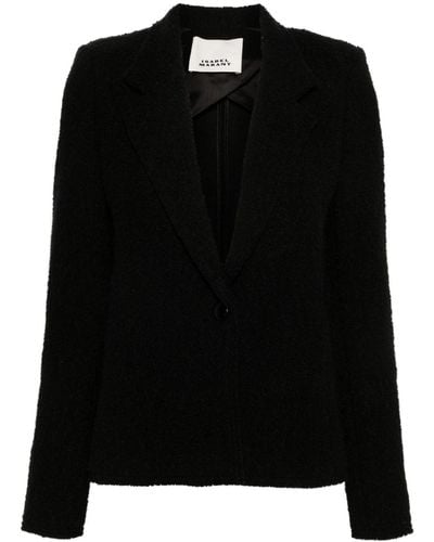 Isabel Marant Ghislaine Tweed Jacket - Black