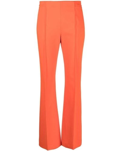 Dorothee Schumacher High-waisted Boot-cut Trousers - Red