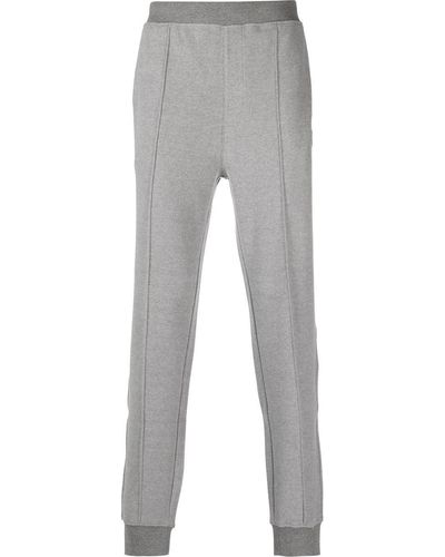 Corneliani Tapered Logo-patch sweatpants - Grey