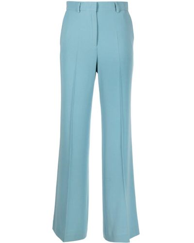 Alberto Biani Wide-leg Tailored Pants - Blue