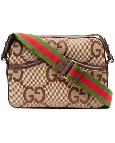 Gucci GG Supreme Messenger Crossbody Bag - Multicolor