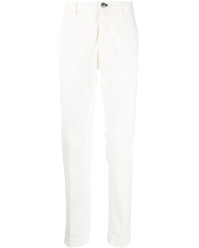 Incotex Pantalon à coupe droite - Blanc