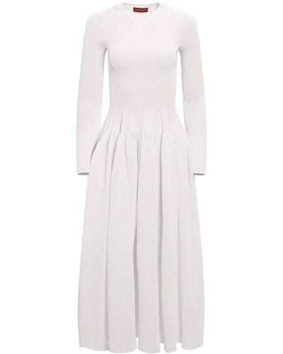 Altuzarra Denning Long-sleeved Dress - White
