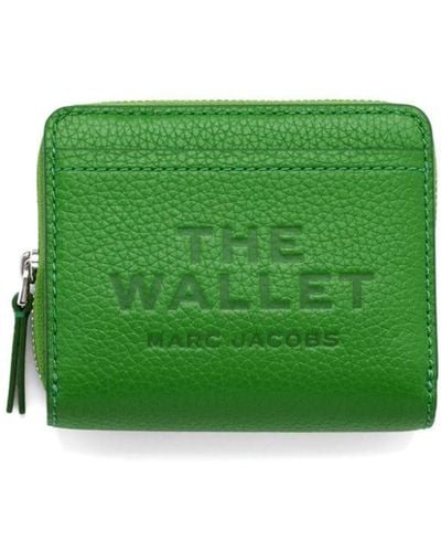Marc Jacobs Logo-debossed Leather Wallet - Green