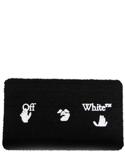 Off-White c/o Virgil Abloh Paillasson Swimming Man à logo - Noir