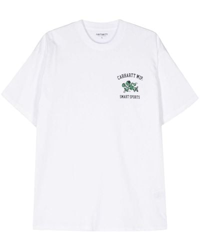 Carhartt Smart Sports T-Shirt aus Bio-Baumwolle - Weiß