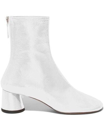 Proenza Schouler Patent Ankle Boots - White