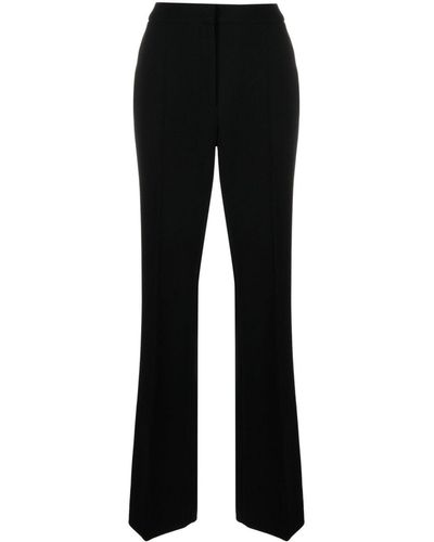 Moschino High-waisted Flared Pants - Black