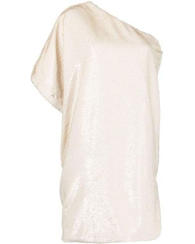 Frankie Shop Vestido corto con lentejuelas - Blanco