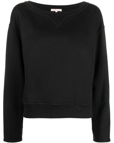Filippa K Boat-neckline Detail Sweatshirt - Black