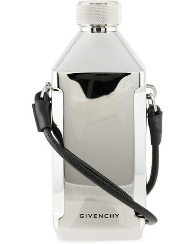 Givenchy Bouteille en métal à logo imprimé - Gris