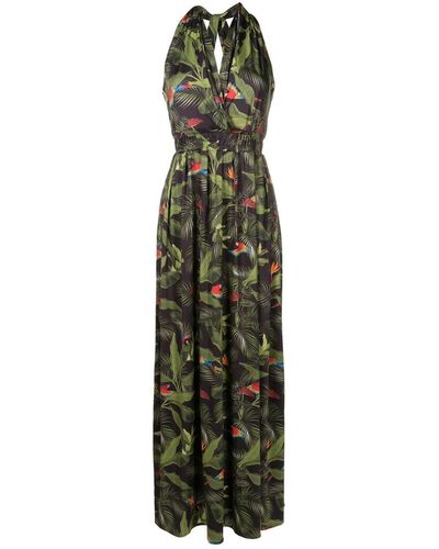 Lygia & Nanny Venus Floral-print Dress - Green