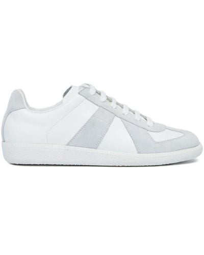 Maison Margiela Replica Low-top Leather Sneakers - White