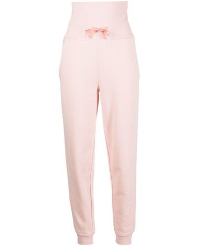 Marchesa High-waisted Track Trousers - Pink