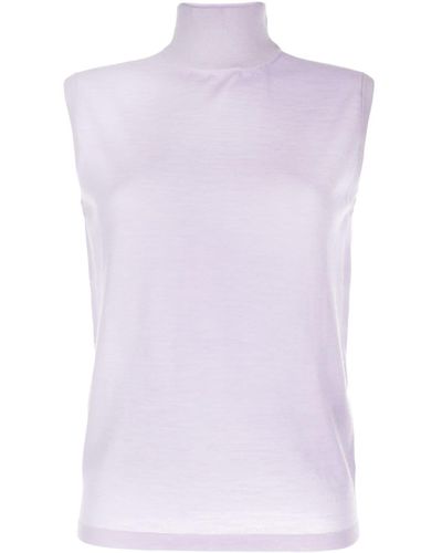 Lisa Yang Lucy Cashmere Top - Purple