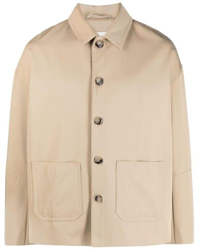 Nanushka Seger Gabardine Utility Jacket - Natural