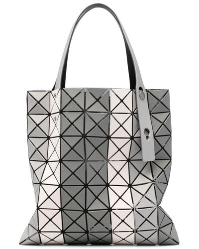 Bao Bao Issey Miyake Lucent Geometric-pattern Shoulder Bag - White