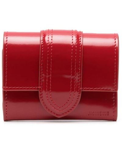 Jacquemus Le Compact Bambino Wallet - Red