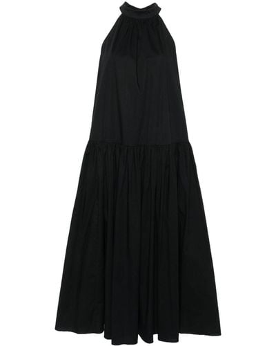 STAUD Marlowe Halterneck Dress - Black