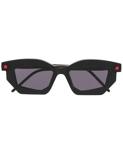 Kuboraum Geometric-frame Tinted Sunglasses - Black