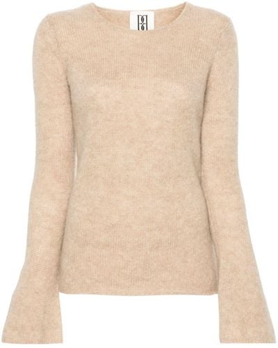 By Malene Birger Cyrema Bell-sleeve Sweater - Natural