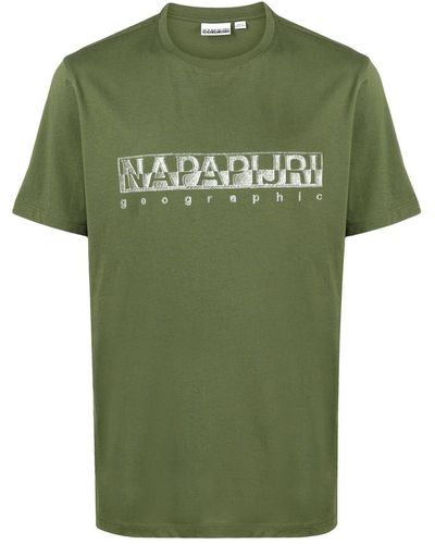 Napapijri ロゴ Tシャツ - グリーン