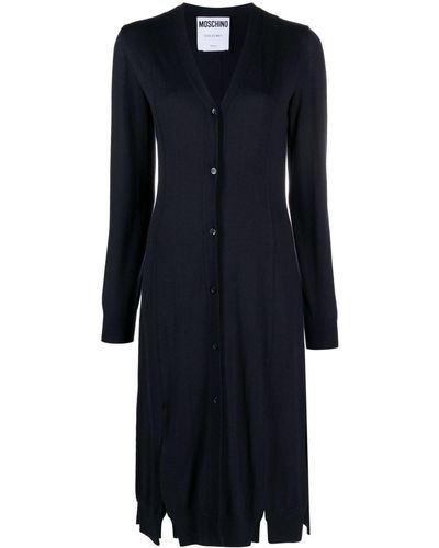 Moschino Sleeve-effect-hem Cardi-coat - Blue