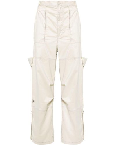 Acne Studios Suede-effect Cargo Pants - Natural