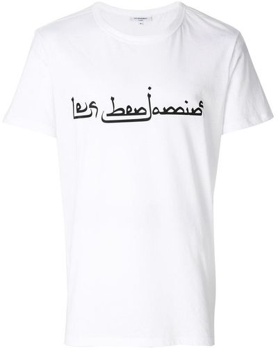 Les Benjamins Arabic Print T-shirt - White