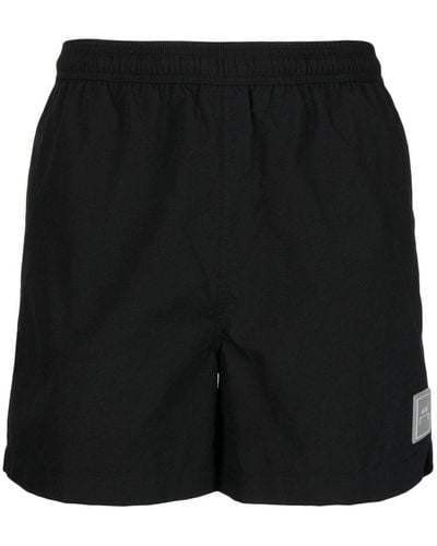 A_COLD_WALL* Logo-patch Swim Shorts - Black