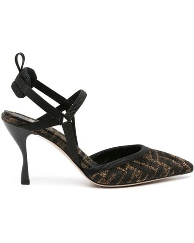 Fendi Colibrì Lite Slingback-Pumps 85mm - Schwarz