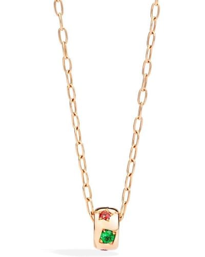 Pomellato 18kt Rose Gold Iconica Multi-stone Necklace - Metallic