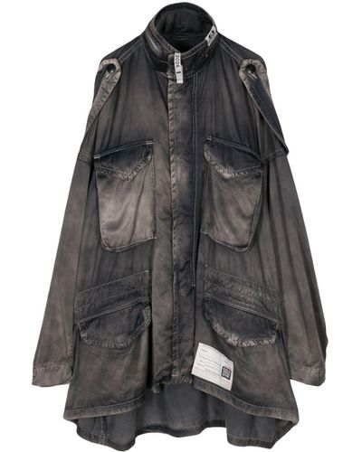 Maison Mihara Yasuhiro Flap-pocket Jacket - Black