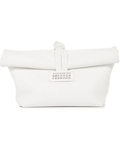 Maison Margiela Paper Foldover Clutch Bag - White