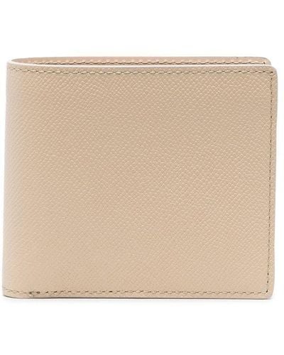 Maison Margiela Four-stitch Leather Bi-fold Wallet - Natural
