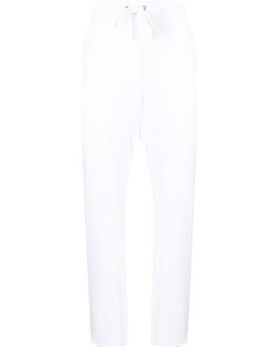 James Perse French-terry Track Trousers - White