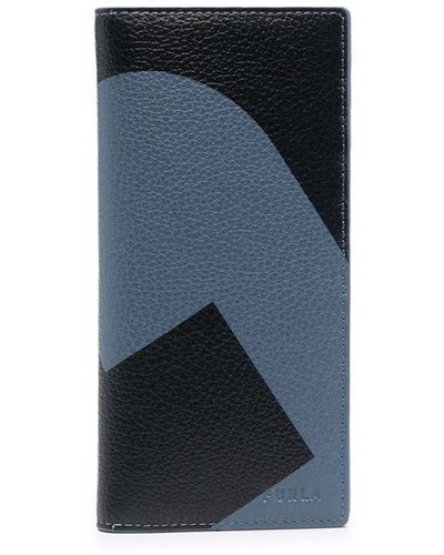 Furla Two-tone Leather Cardholder - Blue